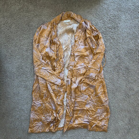 Dries Van Noten Floral Silk Kimono Jacket - Picture 1 of 3